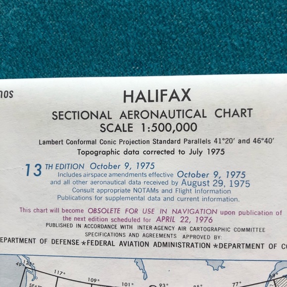 VINTAGE MAPS  AERONAUTICAL CHARTS TOPOGRAPHICAL MAPS &TEST GUIDE FOR PILOTS - Picture 9 of 16